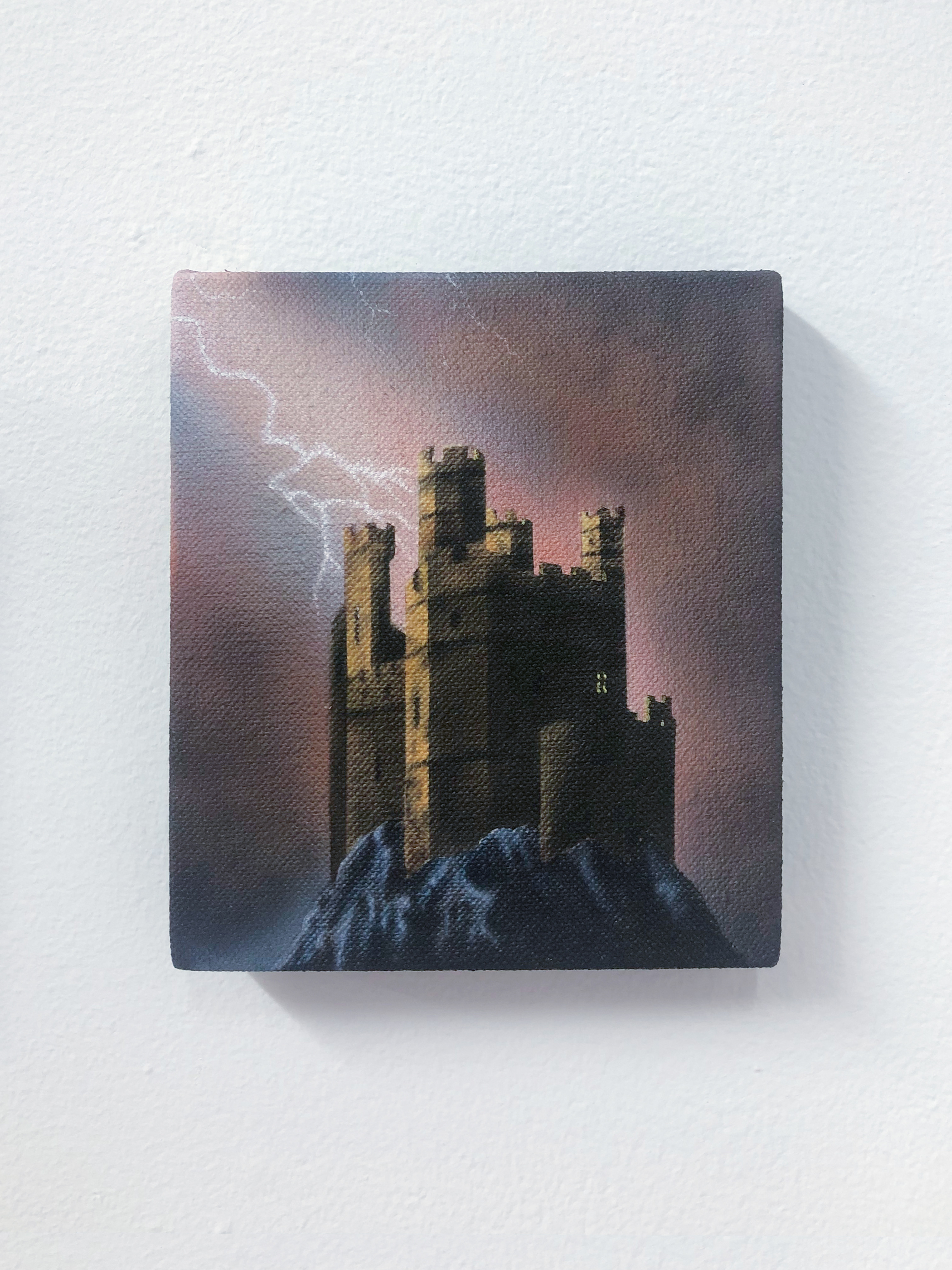 Saveroom (Outside) Acrílico sobre lienzo, 14 x 12 cm, 2022