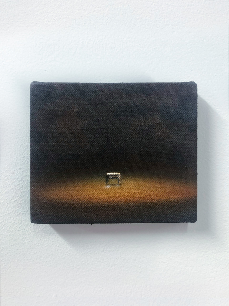 Saveroom (Inside) Acrílico sobre lienzo, 12 x 14 cm, 2022