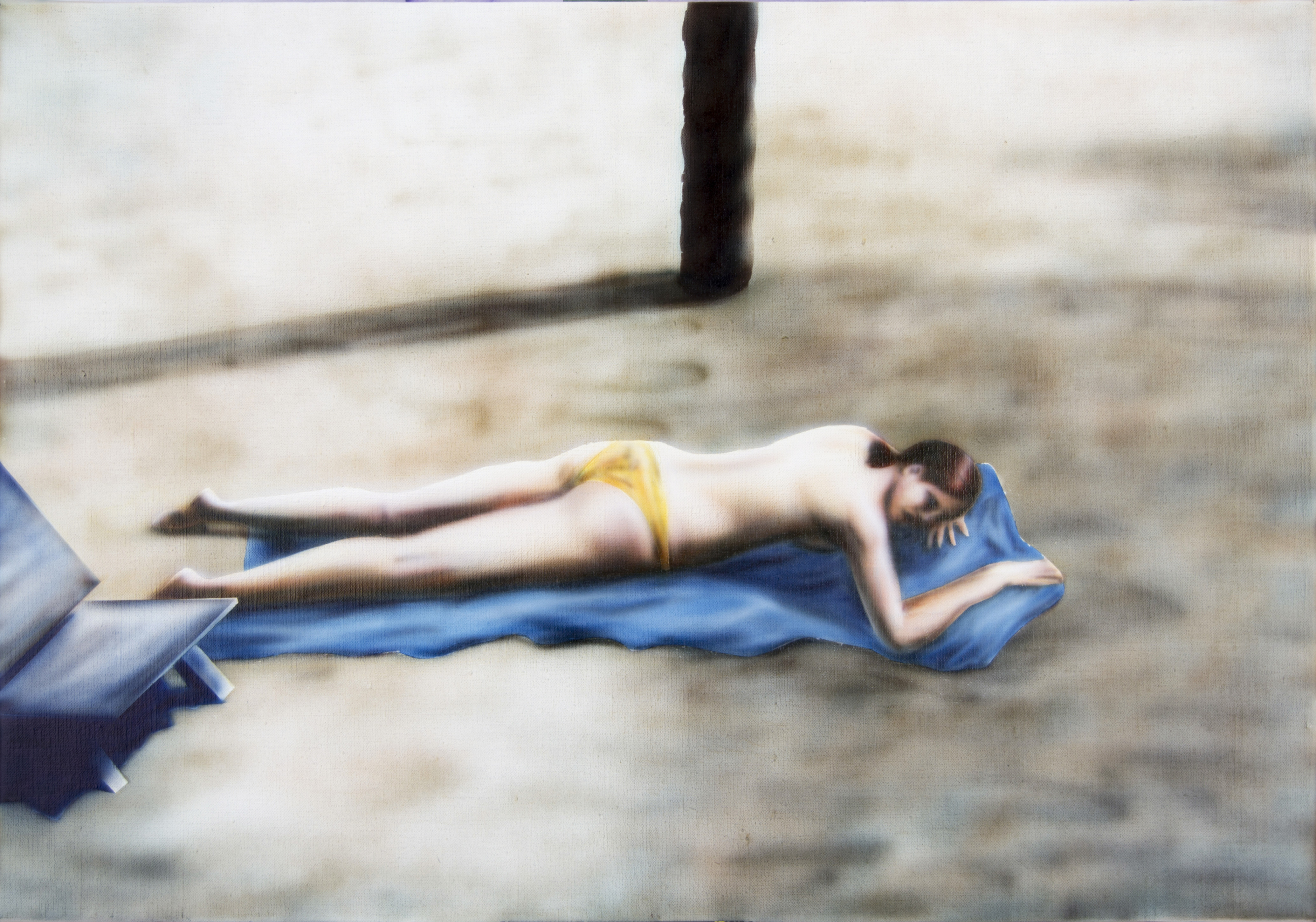 La Pepi del barrio. Acrílico sobre lienzo, 65 x 46 cm, 2022