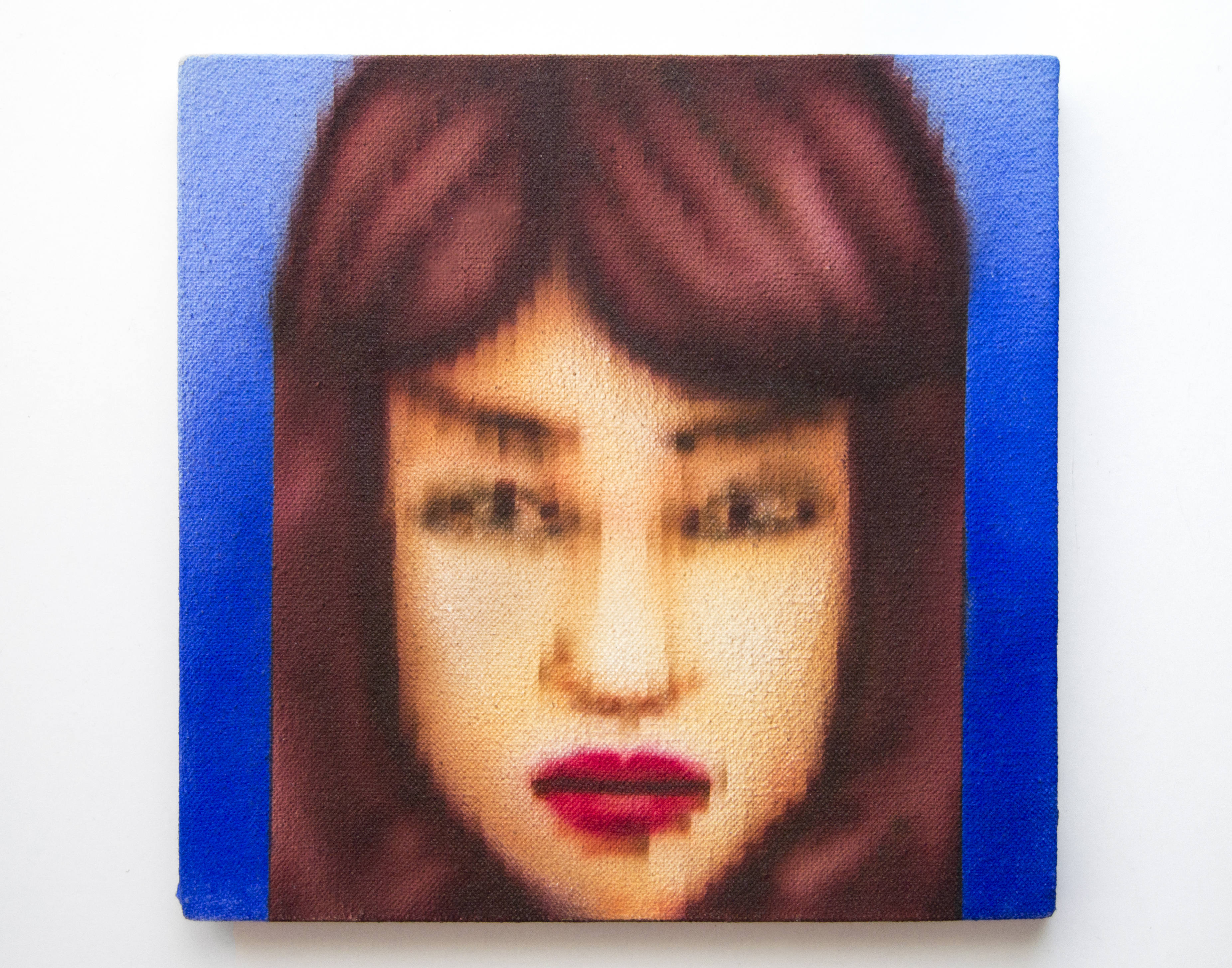 Perfect girlfriend. Acrílico sobre lienzo, 22 x 22 cm, 2019